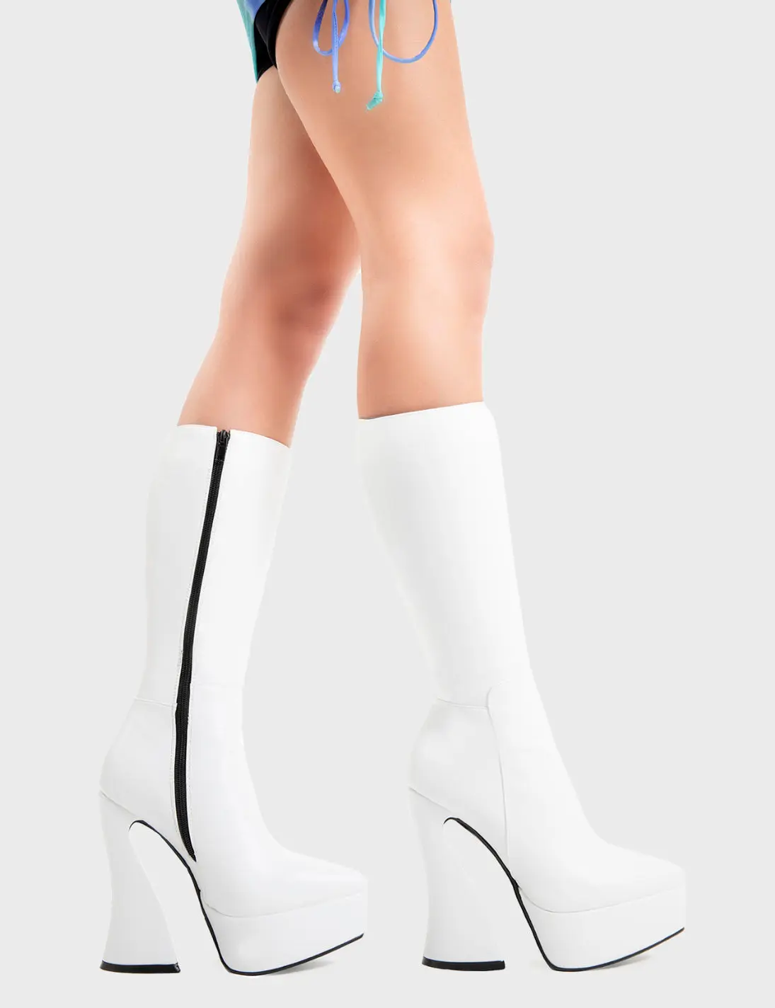 Sketchy Platform Calf Boots - Image 4