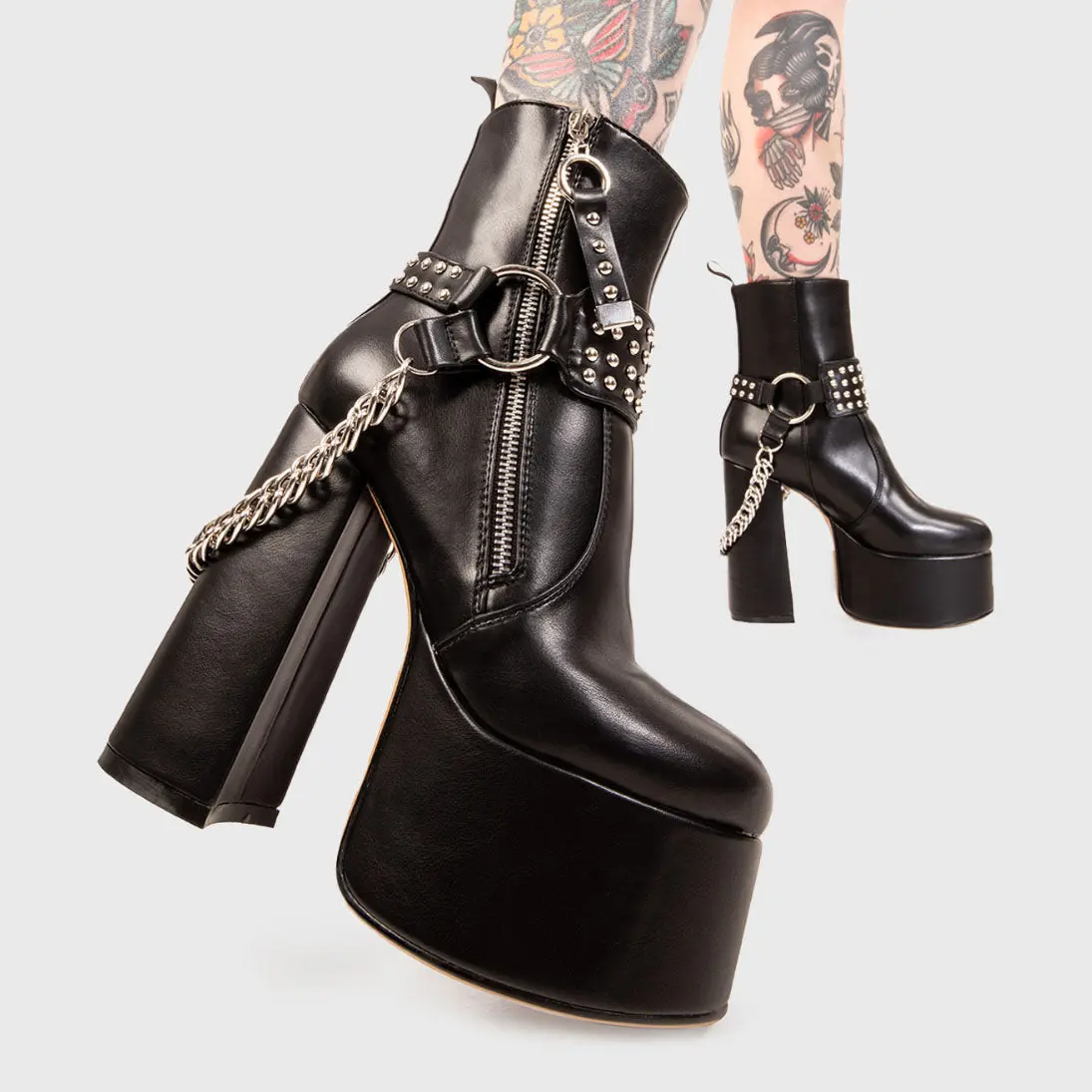 So What Platform Ankle Boots - Image 4