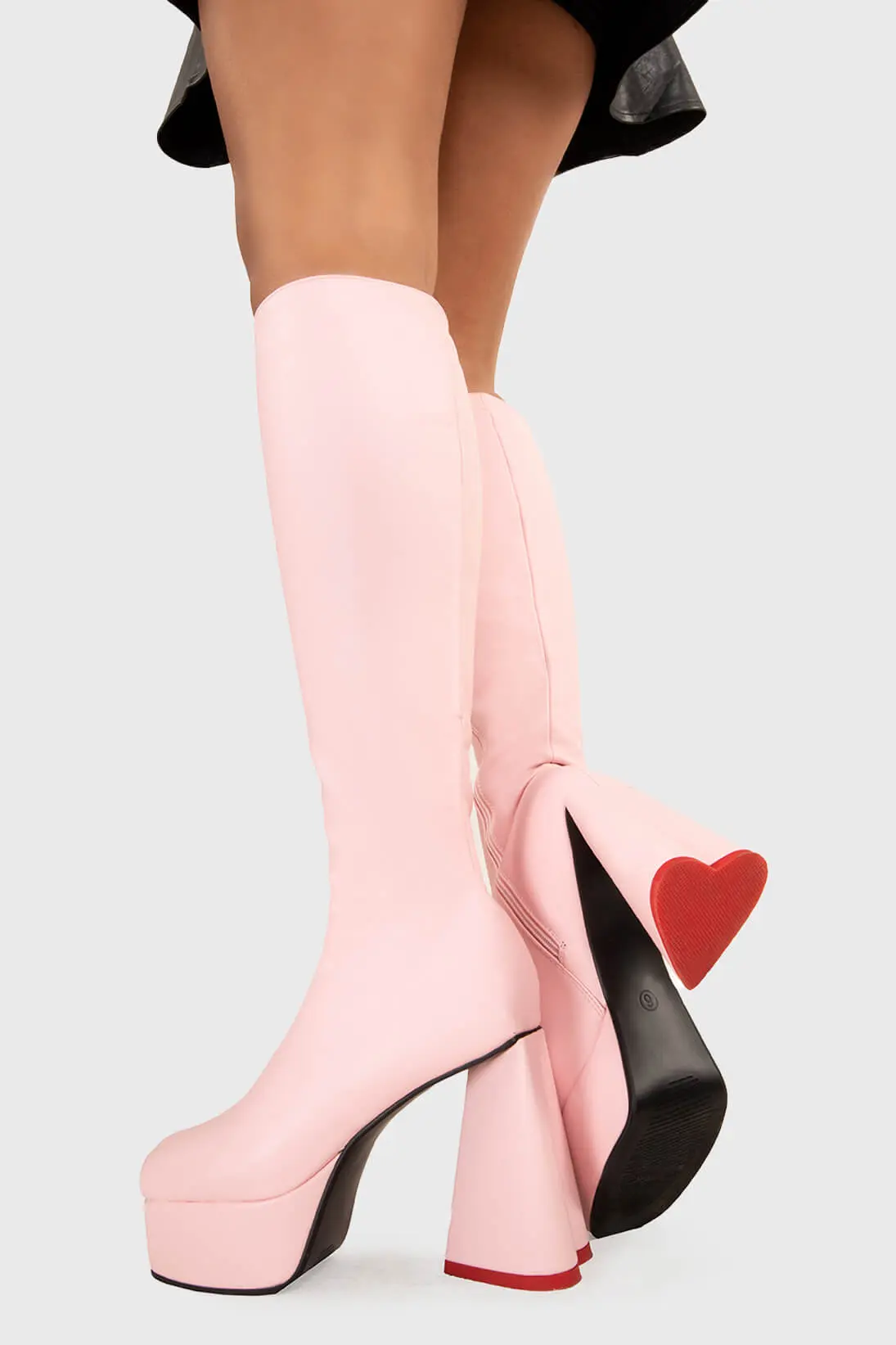Sweet Talker Wide Calf Platform Knee High Boots - Image 3
