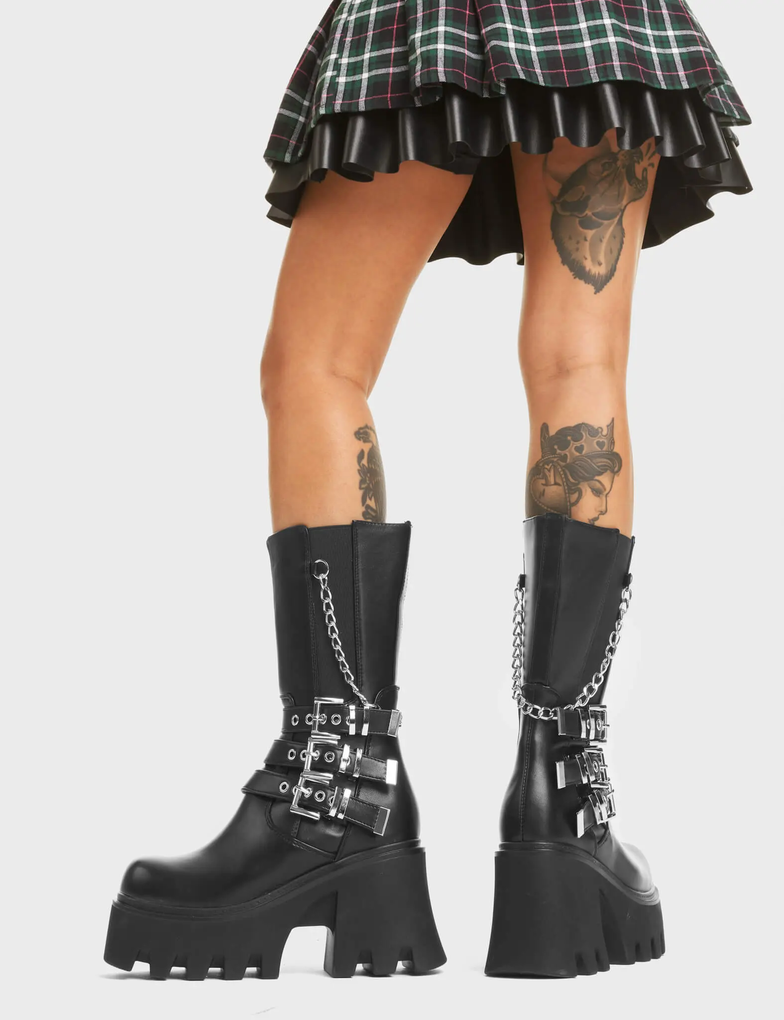 Eternal Chunky Platform Ankle Boots - Image 2