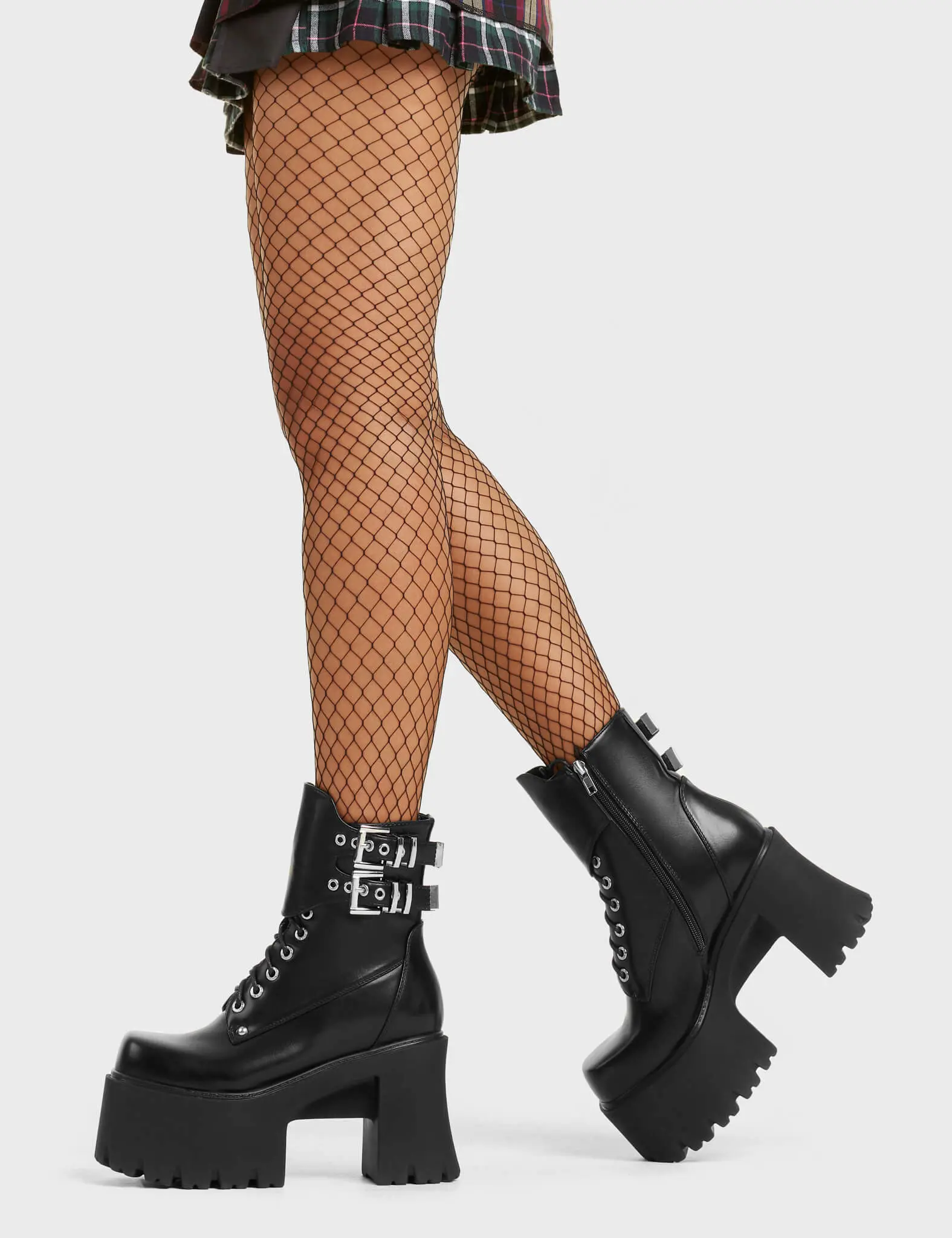 Thinking Spot Chunky Platform Ankle Boots - Image 3
