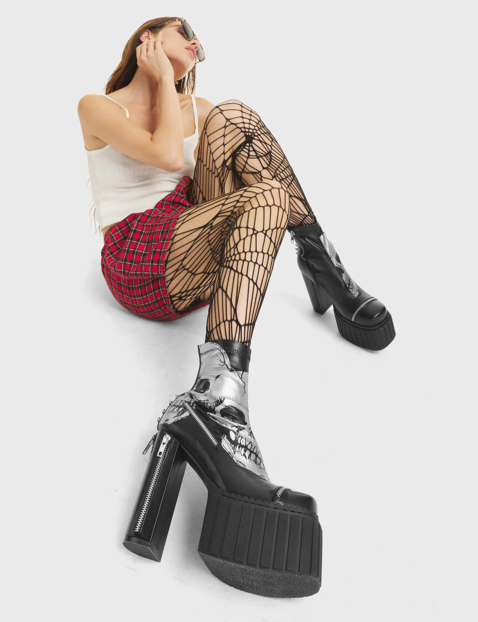 Unbowed Platform Creeper Ankle Boots - Image 3