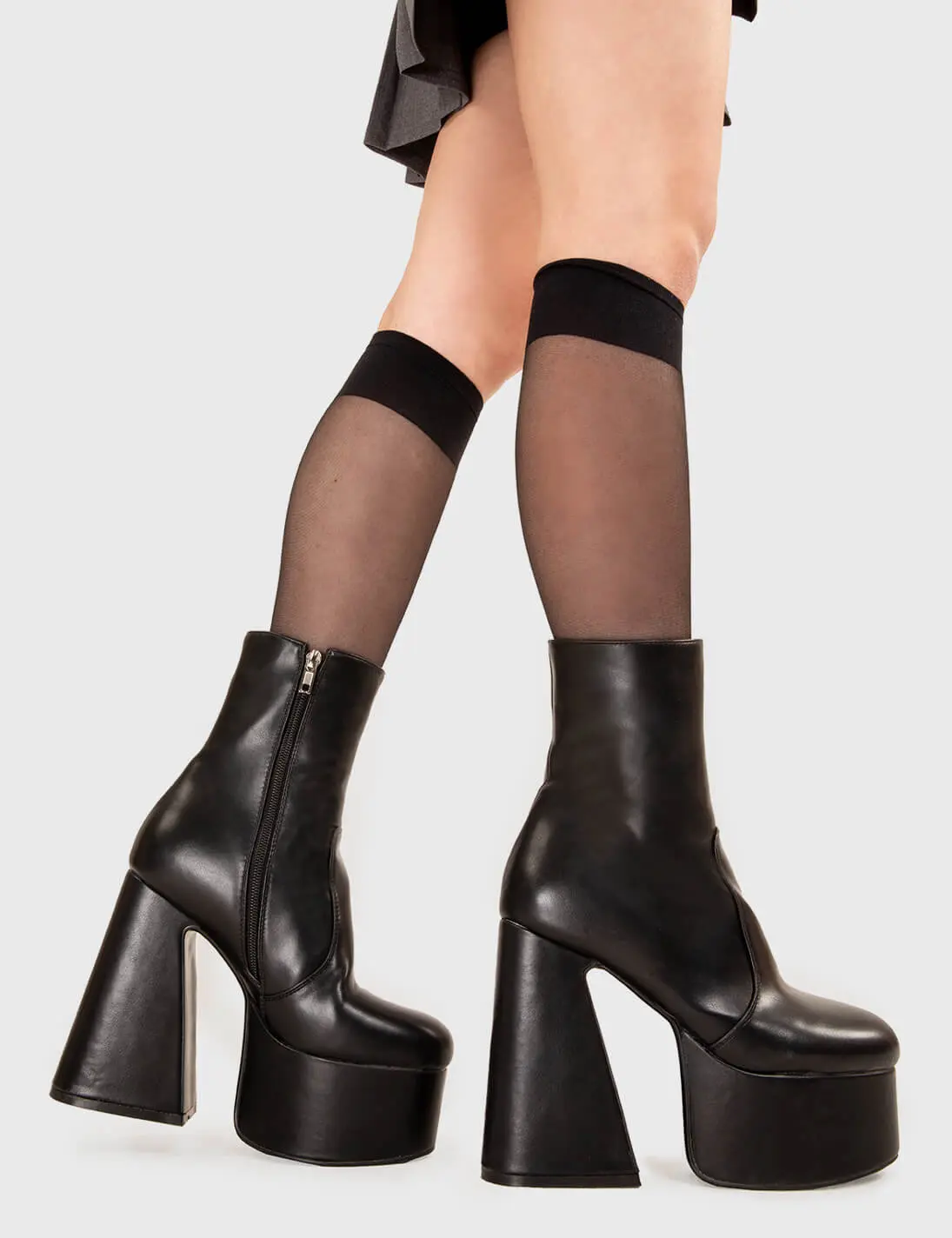 Under Cover Platform Ankle Boots - Image 3