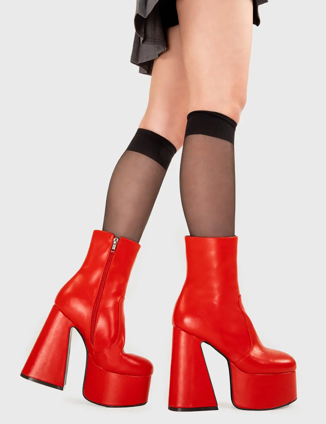 Under Cover Platform Ankle Boots - Image 3