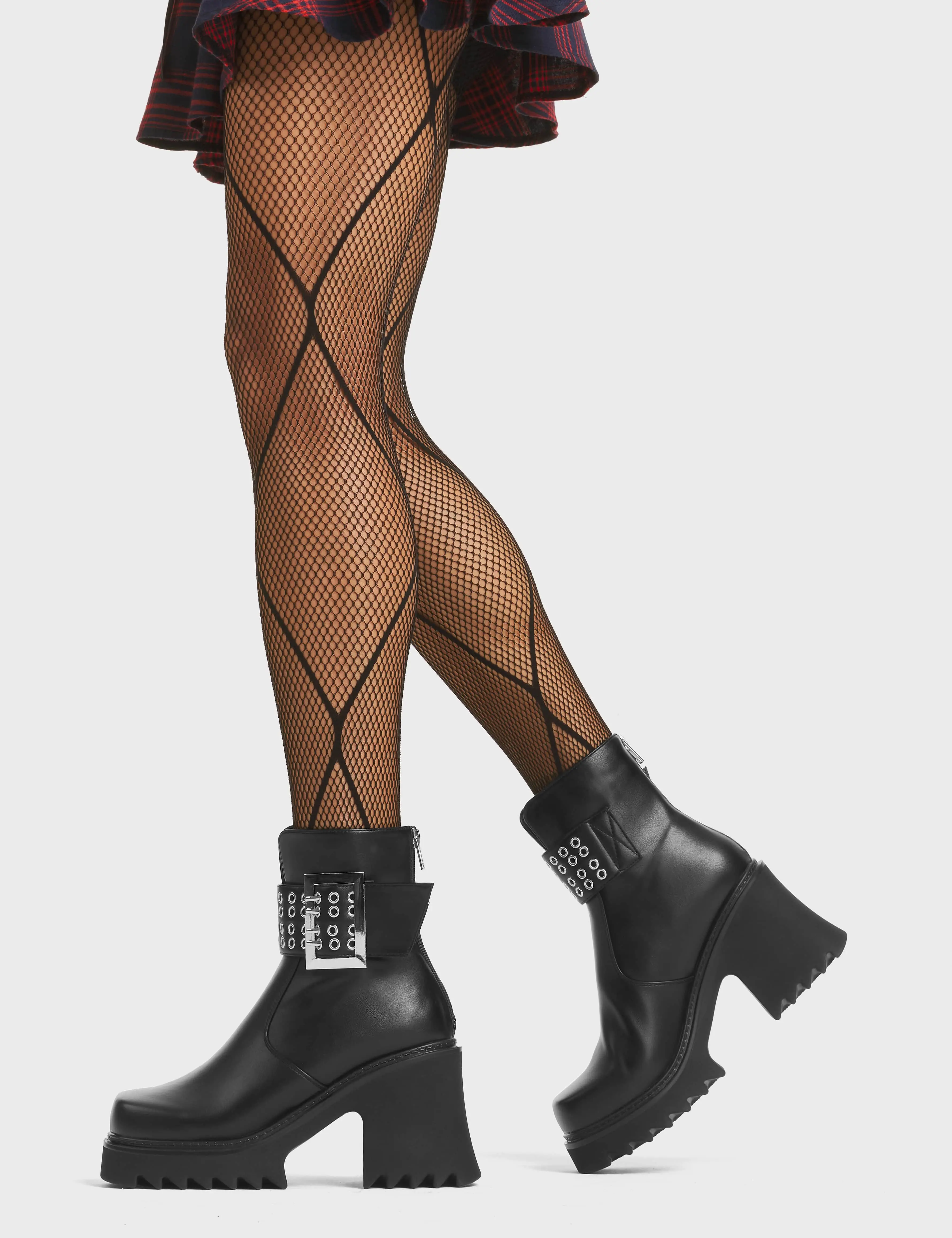 Venus Chunky Platform Ankle Boots - Image 4