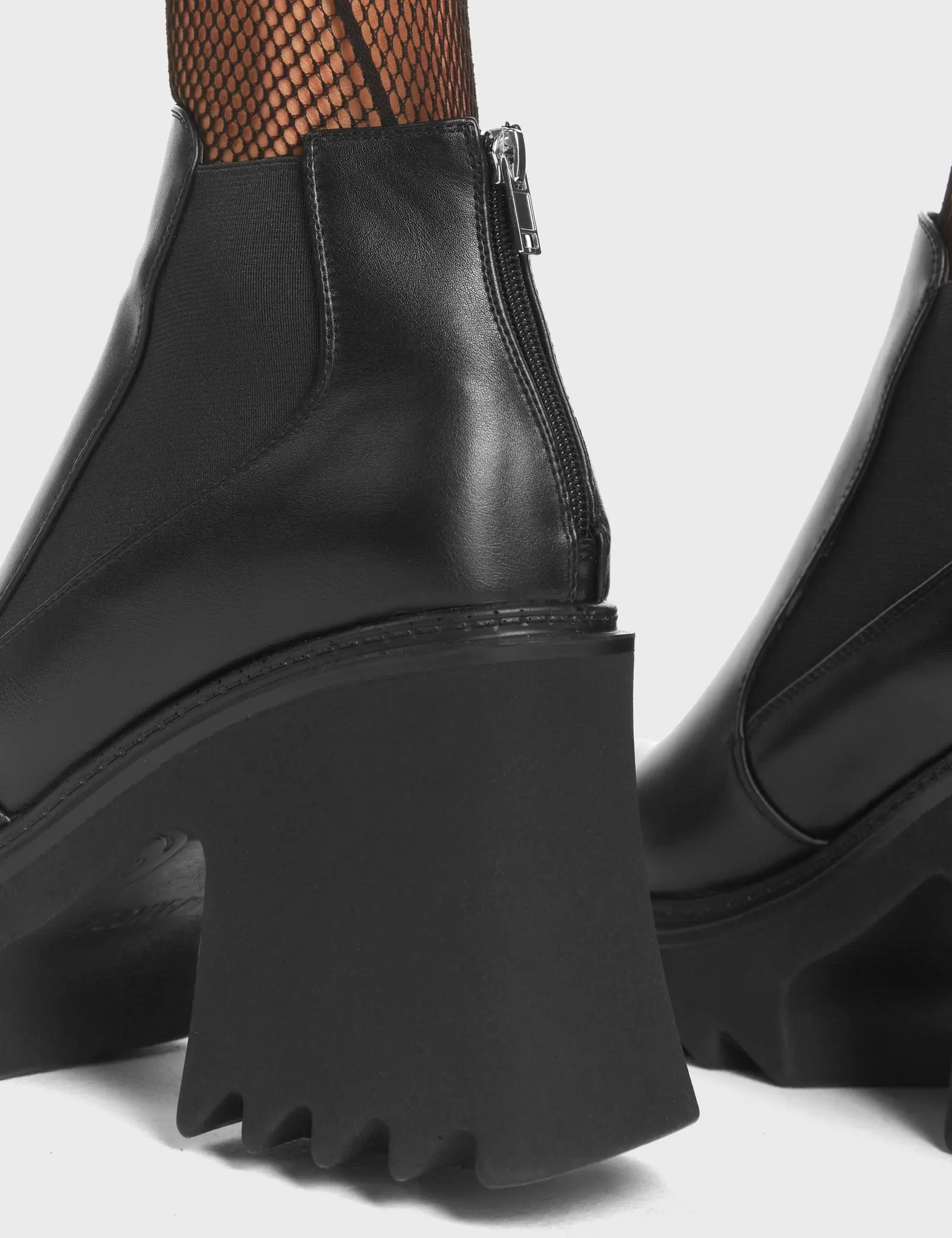 Time's Up Chunky Platform Ankle Boots - Image 4