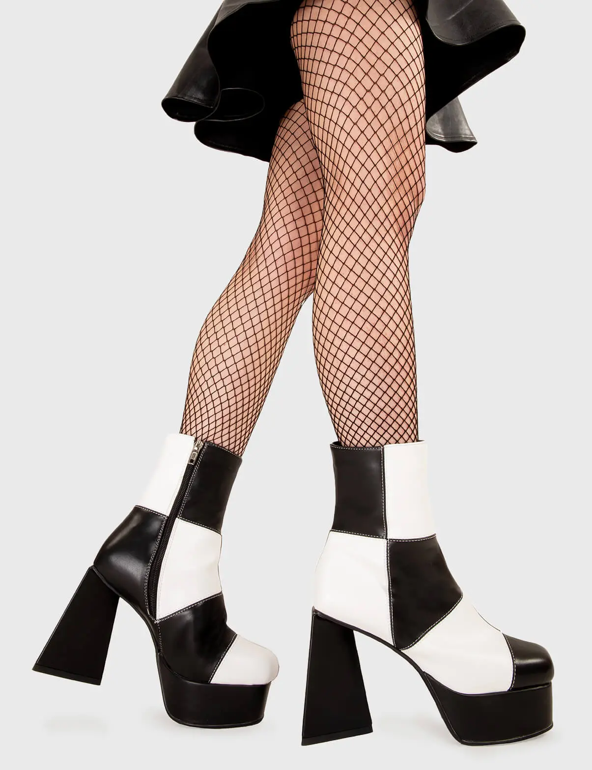 Wait A Minute Platform Ankle Boots - Image 3