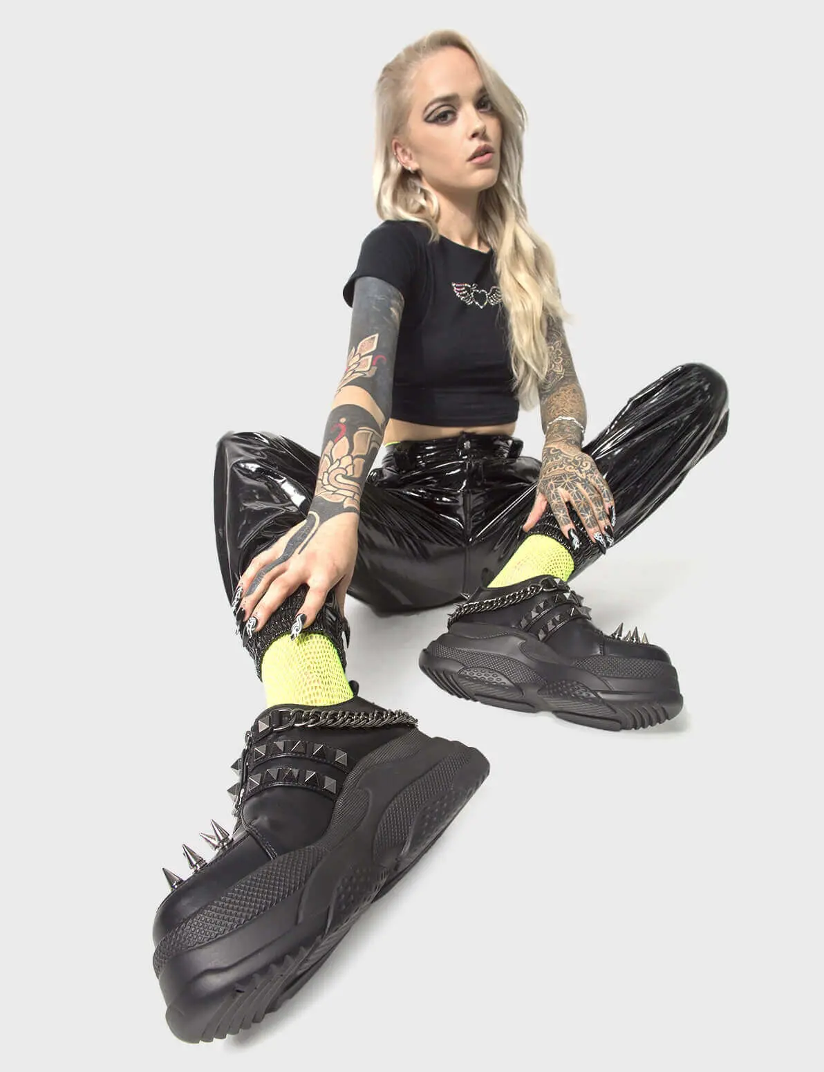 Watch Out Chunky Platform Sneakers - Image 2