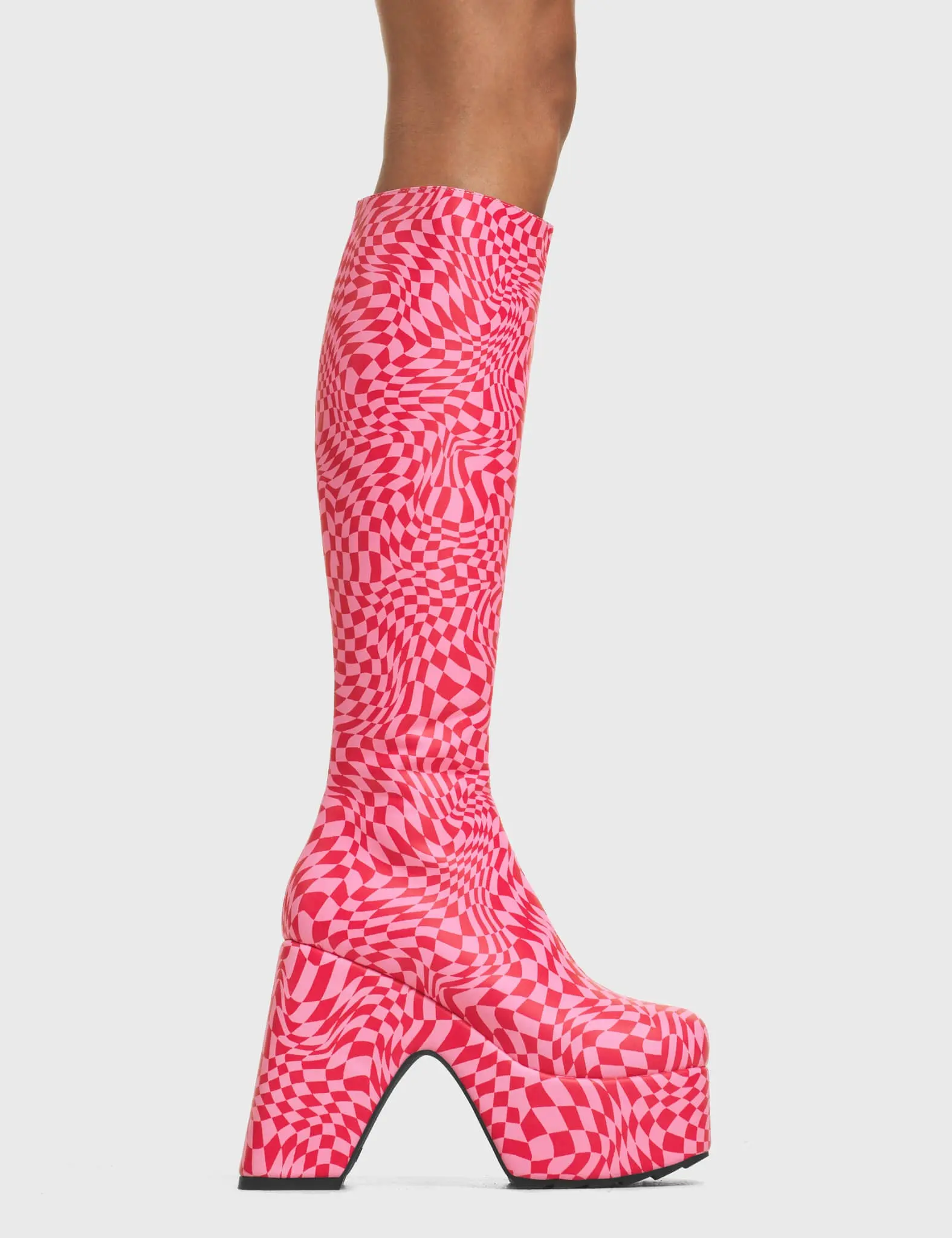 Willpower Platform Knee High Boots