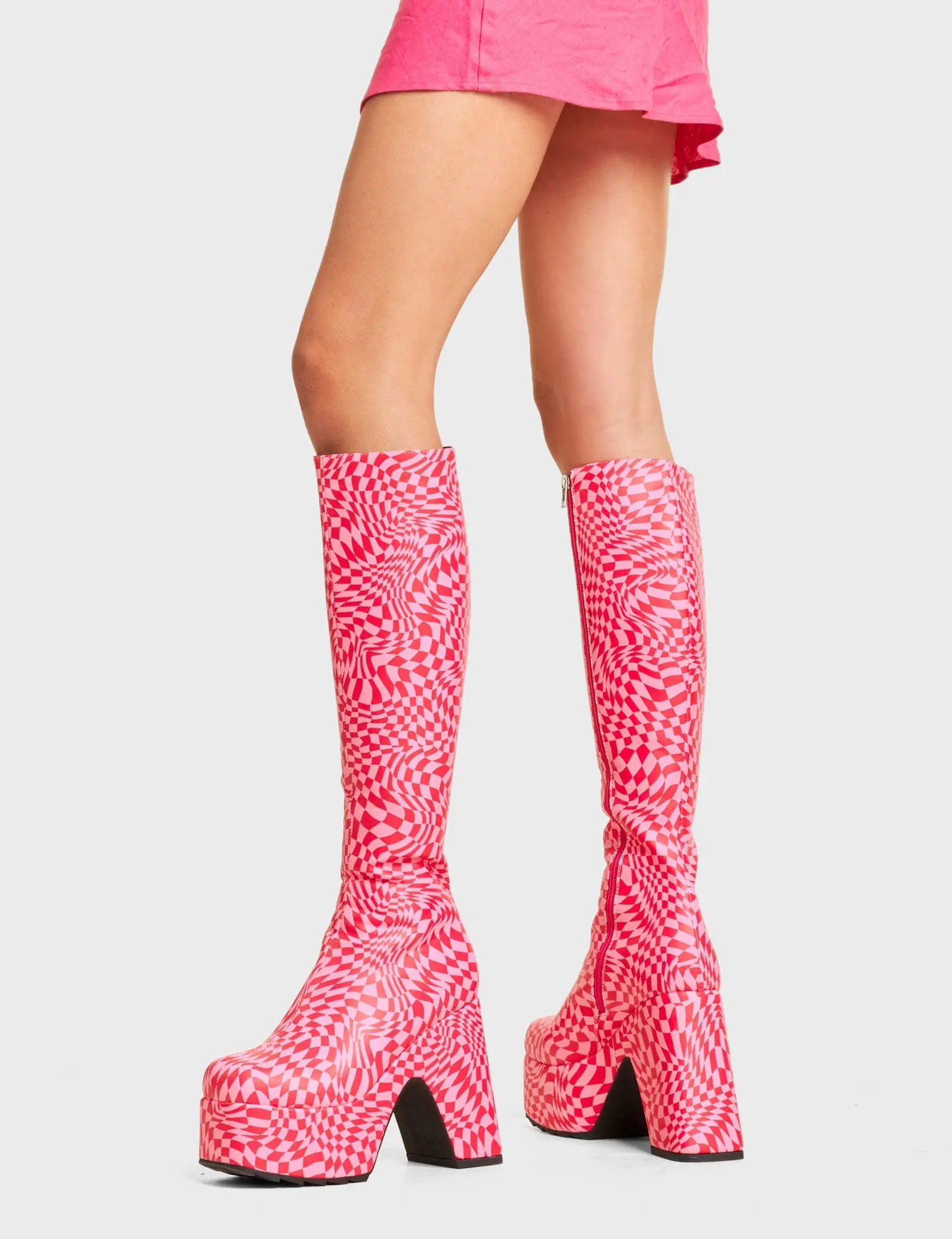 Willpower Platform Knee High Boots - Image 2
