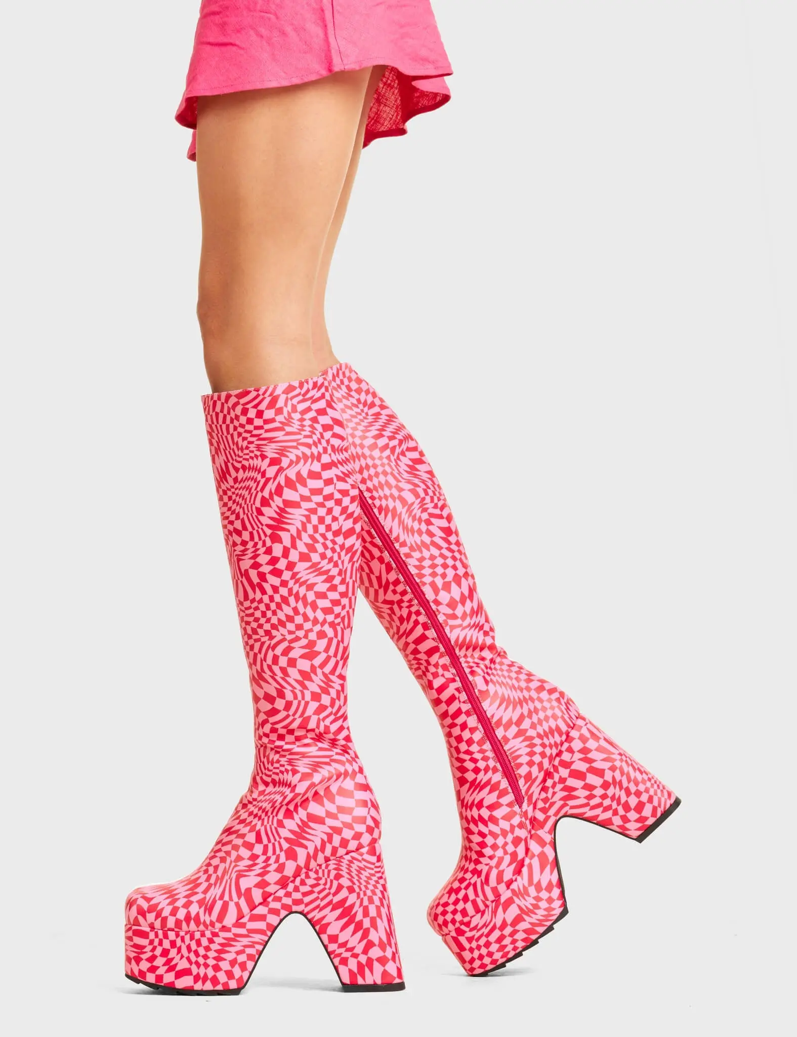 Willpower Platform Knee High Boots - Image 4